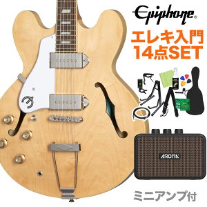 Epiphone Casino Lefthand Natural GLM^[S14_Zbg y[d~jAvtz tAR JWm tgnh GstH yS҃Zbgz