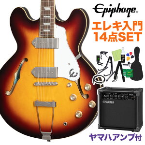 Epiphone Casino Vintage Sunburst GLM^[S14_Zbg y}nAvtz tAR JWm GstH yS҃Zbgz