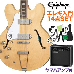Epiphone Casino Lefthand Natural GLM^[S14_Zbg y}nAvtz tAR JWm tgnh GstH yS҃Zbgz