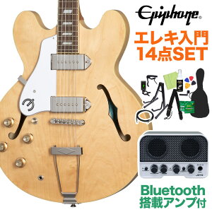 Epiphone Casino Lefthand Natural GLM^[S14_Zbg yBluetoothڃ~jAvtz tAR JWm tgnh GstH yS҃Zbgz