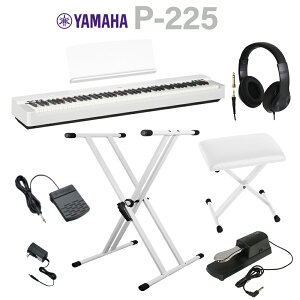 YAMAHA P-225 WH zCg dqsAm 88 XX^hEXCXE_p[y_EwbhzZbg }n PV[YyWEBSHOPz