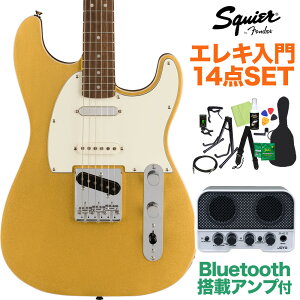 Squier by Fender Paranormal Custom Nashville Stratocaster Aztec Gold GLM^[S14_Zbg yBluetoothڃ~jAvtz XggLX^[ XNC[ / XNCA yS҃Zbgz