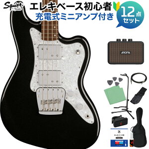 Squier by Fender Paranormal Rascal Bass HH Metallic Black x[X S12_Zbg y[d~jAvtz XJ 30C` V[gXP[ XNC[ / XNCA yS҃Zbgz