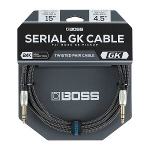 BOSS BGK-15 BOSS Serial GK Cable 15ft / 4.5m Straight/Straight GK-5 GK-5B��p�V���A���P�[�u�� �{�X