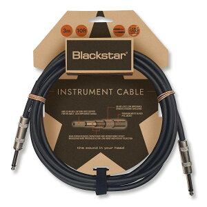 �y�}���\�����Ԓ� �G���g���[�ł����P5�{�z Blackstar Standard Instrument Cable 3m �X�g���[�g/�X�g���[�g �V�[���h �u���b�N�X�^�[