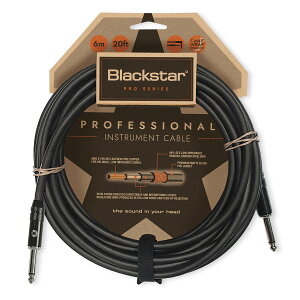 Blackstar Professional Instrument Cable 6m �X�g���[�g/�X�g���[�g �V�[���h �u���b�N�X�^�[