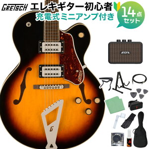 GRETSCH G2420 Streamliner Hollow Body with Chromatic II Aged Brooklyn Burst GLM^[S14_Zbg y[d~jAvtz zE{fB Ob` yS҃Zbgz