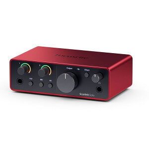 Focusrite Scarlett solo (4th Gen) 2in 2out I[fBIC^[tF[X tH[JXCg