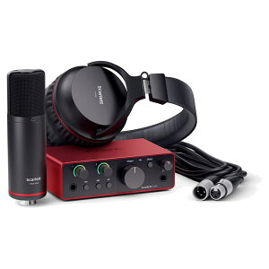 Focusrite Scarlett solo Studio Pack (4th Gen) 2in 2out I[fBIC^[tF[X +}CN wbhzZbg tH[JXCg