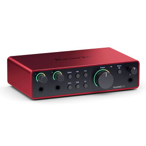 Focusrite Scarlett 2i2 (4th Gen) 2in 2out I[fBIC^[tF[X tH[JXCg