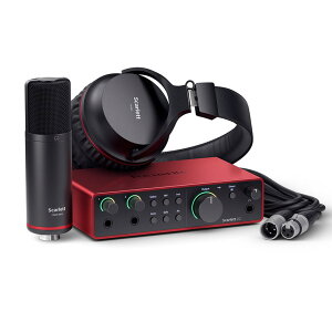 Focusrite Scarlett 2i2 Studio Pack (4th Gen) 2in 2out I[fBIC^[tF[X +}CN wbhzZbg tH[JXCg