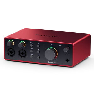 Focusrite Scarlett 4i4 (4th Gen) 2in 2out I[fBIC^[tF[X tH[JXCg
