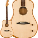 Fender Highway Series Dreadnought Natural エレアコギター 薄型ボディ ドレッドノート トップ単板 ナチュラル ギグバッグ付属 フェンダー