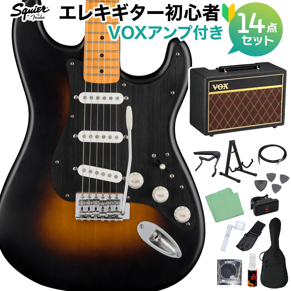 Squier by Fender 40th Anniversary Stratocaster Vintage Edition Satin Wide 2TS エレキギター 初心者14点セットのサムネイル