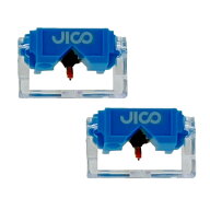 【5日と10日はポイント5倍！】 JICO N44-7 DJ IMP SD 2個セット 合成ダイヤ丸針 SHURE シュアー レコード…