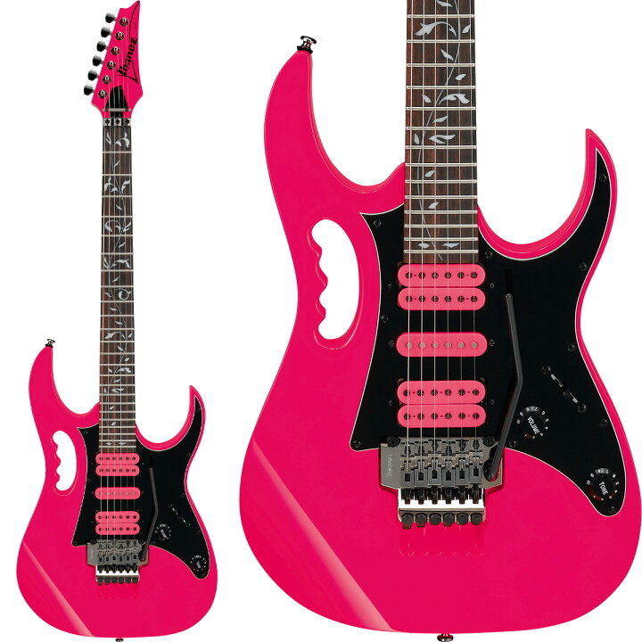 【数量限定特価】Ibanez アイバニーズ JEMJRSP-PK PINK エレキギター初心者14点セット 【ヤマハアンプ付き】 Steve Vai モデル スティーヴ・ヴァイ
