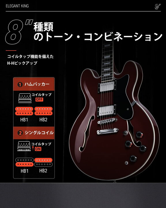 楽天市場】Donner DJP-1000 Burgundy Red (バーガンディレッド) エレキ 