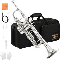 Eastar ETR-380N Silver Standard Trumpet Bb トランペット シルバー 専用ケース/クリーニングキット付属…