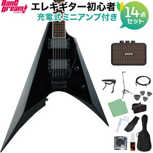 BanG Dream! ARROW FR TOKO エレキギター初心者14点セット 【充電式ミニアンプ付き】 ESP×バンドリ! モルフォニカ 桐ヶ谷透子モデル バンドリ 【初心者セット】