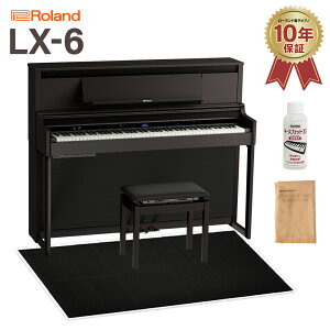 �y2/23�� 4000�~�����w�b�h�z���v���[���g�I�z Roland LX6 DRS �_�[�N���[�Y�E�b�h���d�グ �d�q�s�A�m 88���� �u���b�N�Չ��J�[�y�b�g(��)�Z�b�g ���[�����h LX-6�y�z���ݒu�����E����s�z �yLX70