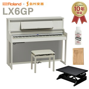 �y1/12�� �Չ��J�[�y�b�g��7000�~�����w�b�h�z���v���[���g�I�z Roland LX6GP SR (SHIRO) �d�q�s�A�m 88���� ����Z�b�g ���[�����h �y�z���ݒu�����E����s�z �yLX706GP��p�@�z