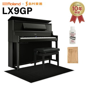 �y6/28�� 7000�~�����w�b�h�z���v���[���g�I�z Roland LX9GP KR (KURO) �d�q�s�A�m 88���� �u���b�N�Չ��J�[�y�b�g(��)�Z�b�g ���[�����h �y�z���ݒu�����E����s�z �y�����y�����z