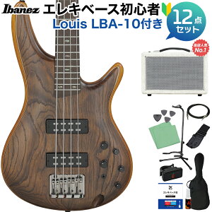 Ibanez SR4AH SUF エレキベース初心者12点セット 【島村楽器で一番売れてるベースアンプ付】 島村楽器限定モデル アイバニーズ 【初心者セット】