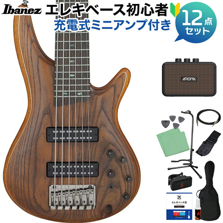 楽天市場】Ibanez SR6AH SUF 6弦ベース初心者12点セット 【充電式 