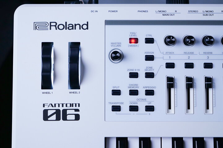 楽天市場】Roland FANTOM-06-SC シンセサイザー 限定ホワイト 追加音源 