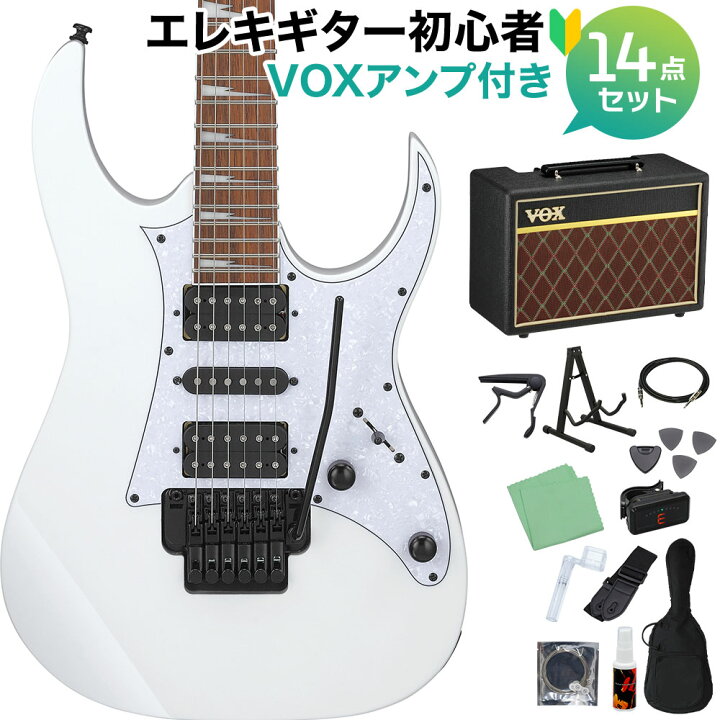 楽天市場】Ibanez RG450DXB WH エレキギター初心者14点セット 【VOX 