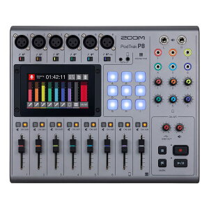 ZOOM PodTrak P8 ポッドキャスト用 マルチトラックレコーダー ズーム