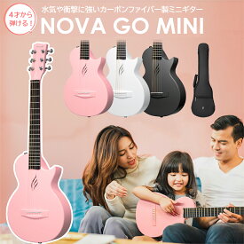 【楽天スーパーSALE限定 エントリーでP5倍】 ENYA NOVA GO Mini ミニギター アコースティックギター カーボンファイバー 軽量 薄型ボディ ケース付属【国内正規品】 エンヤ 【レビューでギター曲集プレゼント】