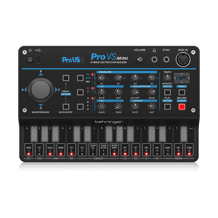 楽天市場】BEHRINGER PRO-VS MINI ハイブリットシンセサイザー 