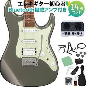 Ibanez AZES40-TUN エレキギター初心者14点セット 【Bluetooth搭載ミニアンプ付き】 トレモロ搭載 フロントPUハムバッカー・シュミレーション搭載 アイバニーズ 【初心者セット】