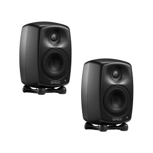 [���ʌ������] GENELEC G Two (�u���b�N) �y�A 2�� �z�[���A�N�e�B�u�X�s�[�J�[ �p���[�h�X�s�[�J�[ �W�F�l���b�N G2BMM