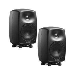 [���ʌ������] GENELEC G Three (�u���b�N) �y�A 2�� �z�[���A�N�e�B�u�X�s�[�J�[ �p���[�h�X�s�[�J�[ �W�F�l���b�N G3BM