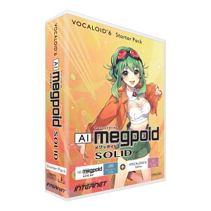 INTERNET VOCALOID6 Starter Pack AI Megpoid SOLID pbP[W {CXoN C^[lbg