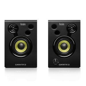 HERCULES DJMonitor 32 �y�A 2�{ ���j�^�[�X�s�[�J�[ �R���p�N�g�X�s�[�J�[ �n�[�L�����[�X