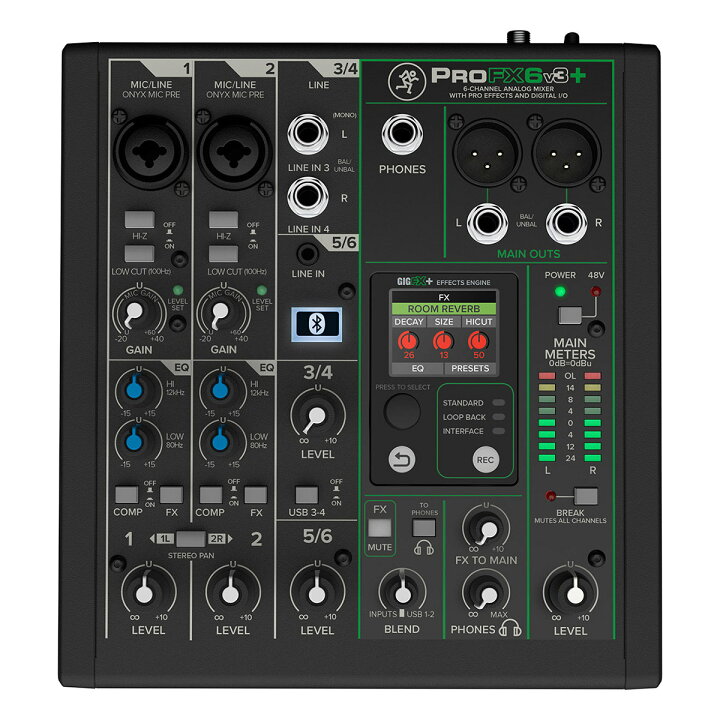 楽天市場】MACKIE ProFX6v3+ アナログミキサー 6ch マッキー : 島村楽器