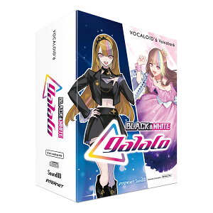 [ʌʂ݃v[g] INTERNET VOCALOID6 Voicebank galaco BLACK & WHITE pbP[W Mq {CXoN CV.čRE C^[lbg