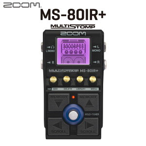 [ʌ@݌ɂ] ZOOM MS-80IR+ MultiStomp GtFN^[ }`Xgv{bNX Av&Lrlbg V~[^[ Y[