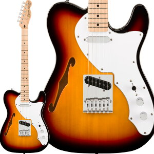 Squier by Fender Affinity Series Telecaster Thinline 3-Color Sunburst GLM^[ VC eLX^[ XNC[ / XNCA