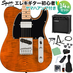 Squier by Fender Affinity Series Telecaster FMT SH Mocha GLM^[S14_Zbg y}nAvtz eLX^[ tCCv XNC[ / XNCA yS҃Zbgz