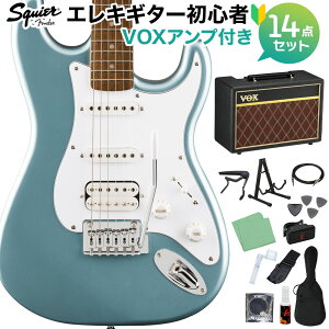 Squier by Fender Affinity Series Stratocaster Junior HSS Ice Blue Metallic GLM^[S14_ZbgyVOXAvtz XggLX^[ V[gXP[ XNC[ / XNCA yS҃Zbgz