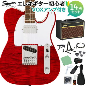 Squier by Fender Affinity Series Telecaster FMT SH Crimson Red Transparent GLM^[S14_ZbgyVOXAvtz eLX^[ tCCv XNC[ / XNCA yS҃Zbgz
