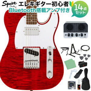 Squier by Fender Affinity Series Telecaster FMT SH Crimson Red Transparent GLM^[S14_Zbg yBluetoothڃ~jAvtz eLX^[ tCCv XNC[ / XNCA yS