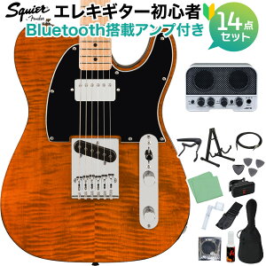 Squier by Fender Affinity Series Telecaster FMT SH Mocha GLM^[S14_Zbg yBluetoothڃ~jAvtz eLX^[ tCCv XNC[ / XNCA yS҃Zbgz