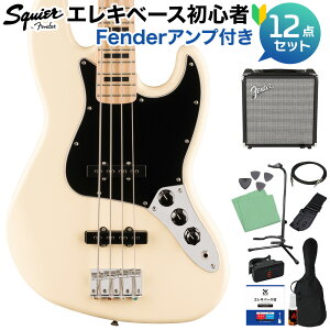Squier by Fender Affinity Series Active Jazz Bass Olympic White x[X S12_Zbg yFenderAvtz WYx[X XNC[ / XNCA