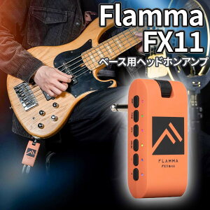 Flamma FX11 ORANGE ベース用ヘッドホンアンプ フランマ
