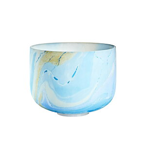 MEINL Sonic Energy Marble Crystal Singing Bowls [Throat Chakra G4 432Hz] a25.5cm }[u NX^ VMO{E 10C` }Cl MCSB10G \jbNGiW[
